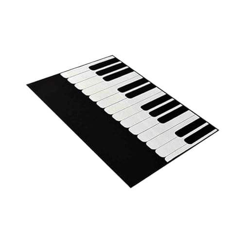 Image of Piano Keyboard Door Mat Home Decor Entrance Rug for Bathroom Outdoor Bedroom