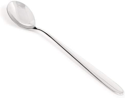 Alessi "Nuovo Milano" 8-Inch Long Drink Spoon, Set of 4