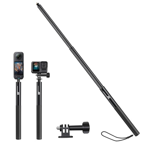 132cm �����Ȃ����B��_ Insta360 X5 X4 �A���~�j�E�� GoPro13/12/11/10/9/ DJI Osmo360/Action 5 Pro/4/3/Pocket 3�A�N�Z�T���[�����Z���t�B�[�|�[�� �f���A���N���[�t��