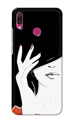 Image of PRINTFIDAA Photo of Beautiful Girl Hard Back Cover for Huawei Y6 (2019) / Huawei Y6 Prime (2019) Back Cover -(P6) KAT1005