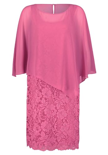 Vera Mont Damen Cocktailkleid mit Spitze 44, Rose Pink