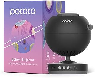 POCOCO Galaxy Lite Star Projector, Starry Sky Projector Home Planetarium Night Light Lamp Baby Kids Room Decoration Galaxy Projector for Party Birthday Gift