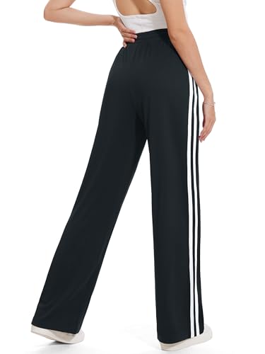 Tapata Women's 28/30/32/34 Inseam Track Pants Loose Straight Leg Jogging Sweatpants Warm-Up Sports Athletic Running2