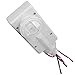 External Mount Sensor for Use with Switching or 0-10V Dimming Loads in High Bay Fixtures (8'-40' Mounting Heights), 1-Pole or 2-Pole, White