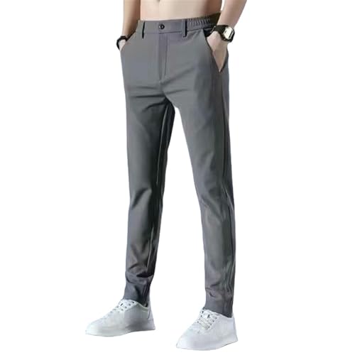 Pantalon d'été fin homme en soie glacée idéal pour vos journées décontractées