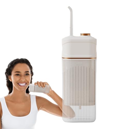 Hidropulsor, 200 ml, eléctrico e impermeable – Irrigador bucal recargable con 3 modos para viajes y noche