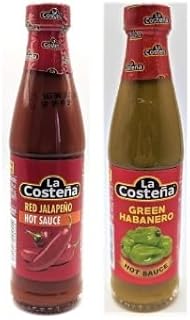 【まとめ買い 2種類セット売り】レッドハラペーニョ140ml×1 グリーンハバネロ140ml×1 メキシカンホットソース メキシコ産 辛い物好きの方へ ピザ 唐揚げ 焼肉 炒め物 ラーメン タコス 辛党 激辛