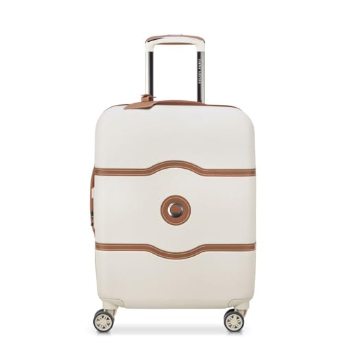 DELSEY Paris - Chatelet Air 1.0 - Valise Cabine Rigide Slim - 55cm x 40cm x 20cm - S Slim - Angora