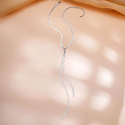 Image of Rubans Demi Fine Stainless Steel Necklace Chain Link Gift for Women & Girls