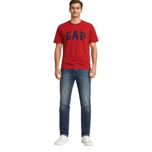 Image of Gap Men Printed Regular fit Half Sleeve Round Neck T-Shirt