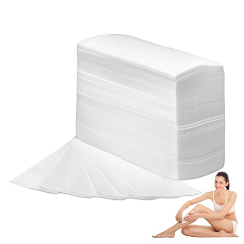 200 Pezzi Strisce in Tessuto Non Tessuto per Ceretta Calda e Pasta di Zucchero, Strisce in Pile per Ogni Tipo di Cera Su Gambe, Petto, Schiena,Viso