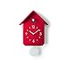 Guzzini Orologio Qq Home, Rosso, 24.8 x 12 x h39 cm