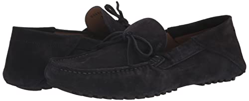 Image of BOSS Women's Suede Slip-on Moccasins with Top Bow Detail