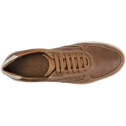 Image of Opananken Phanteon Men's Casual Leather Slip On Loafers Walking Shoes -100% Genuine Leather, Soft Lining, Air Latex Insole, Flexible PU Sole. Lightweight, Durable, Odor-Resistant. Casual Style with All-Day Comfort.