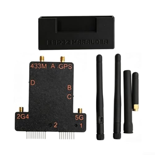 Módulo RF Sub-GHz de 433MHz con GPS y protección TVS para placa Flipper Zero ESP32-C5 4