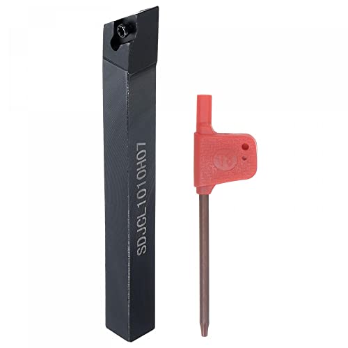 sourcing map Indexable CNC Lathe Turning Tool Holder, 93° SDJCL1010H07 3/8" Shank 40CrMo-42CrMo Steel Carbide Turning Tool Holder for Turning Grooving Threading 1 sourcing map Indexable CNC Lathe Turning Tool Holder, 93° SDJCL1010H07 3/8" Shank 40CrMo-42CrMo Steel Carbide Turning Tool Holder for Turning Grooving Threading