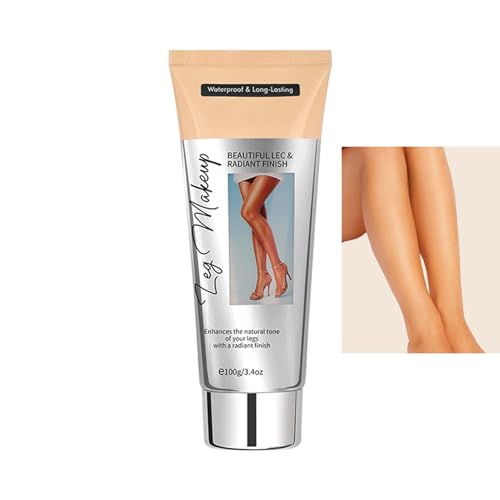 Clawrex Bein Make Up Wasserfest Body Coverage Perfector für Bein Wasserfest Körper und Bein Make Up Abdeckcreme Für Krampfadern Lang Anhaltend Concealer Flawless Skin Perfecting(Light Brown)