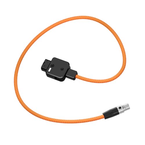 Cable XLR de 4 pines a D-Tap giratorio para alimentar pantallas y cámaras en rodajes