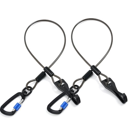 Libbipaw Kaufester Hunde-Sicherheitsgurt für das Auto, 81,3 cm, mit Riegelbefestigung, Luftfahrt-Aluminium-Karabiner bis zu 453 kg, sichere Hundeleine, 2 Stück