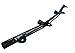 N-Fab Light Bar | Textured Black, For 4 - 9in Lights - w/out License Plate Tabs | D104LB-TX | Fits 2010-2018 Dodge RAM 2500 / 3500