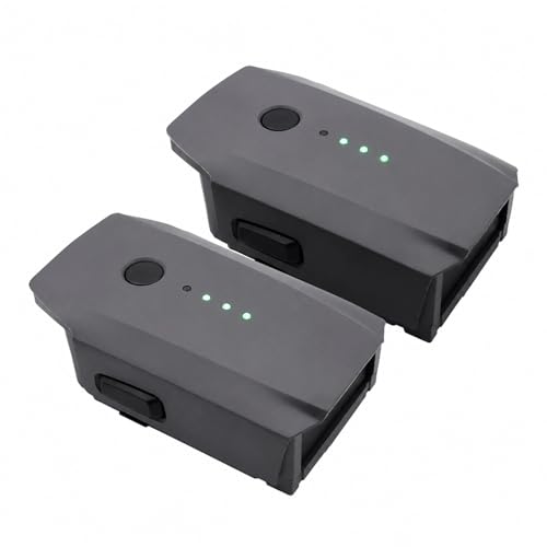 Batería de Repuesto for Vuelo Inteligente de Dron, 3830mAh, 11.4V, 2 Unidad, 27 Minutos de Autonomía, Compatible con dji Mavic Pro/Platinum/Alpine White