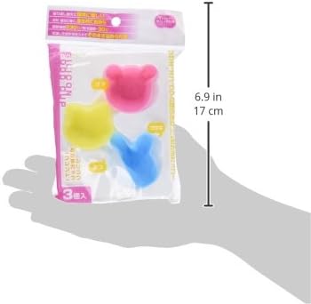 Miniatura 2 de M.V. Trading Taza de silicona para sushi de alimentos para lonchera Bento, granja de animales, juego de 3