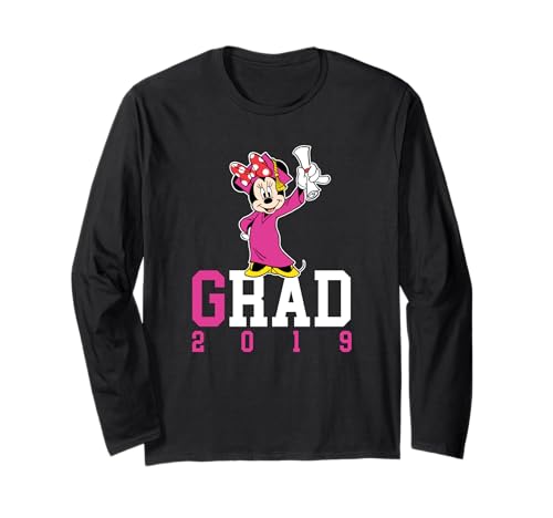 Minnie Mouse Grad 2019 t-shirt manches longues fin de la sensation de froid sur le campus