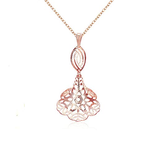 Pendentif Fleuris Creux plaqué or à porter au quotidien pour sublimer le style des filles