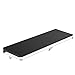 Eastern Tree 4 Packs Gondola Shelves 47 1/4”L x 13 1/2”W for Industrial Grade Black Pegboard Display Stand, 4 Shelves for Gondola Units with 8 Pieces Supply Arms