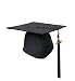 GraduationService Graduation Matte Cap With Tassel Year Charm 2017