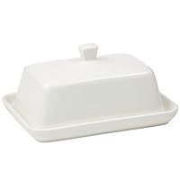 Davis & Waddell DTA0151 Butter Dish, White