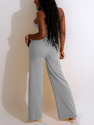 Nimsruc Two Piece Outfits For Women Casual Sleeveless Sweat Suits4