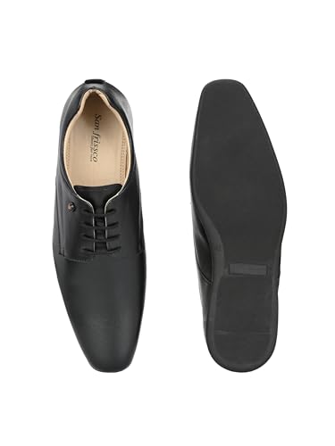 Image of San Frissco Comfort-Fit Formal Derbys Polyurethane Upper Lightweight Shoes /Comfortable Fashionable Stylish Flexible for Men