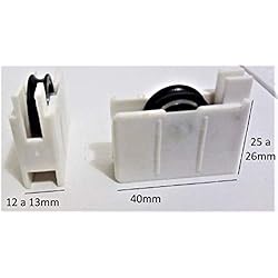 1 Rueda o rodamiento de ventana P3 recambio para ventana