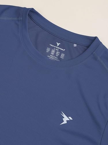 Image of TECHNOSPORT Men's Slim Fit T-Shirt - (MTOR17) Pack of 1
