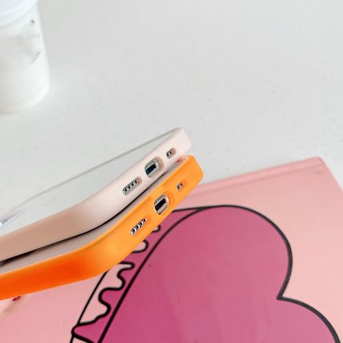 Coque silicone antichoc transparente cadre rose néon pour iPhone X XS - 2