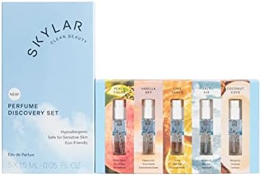 Skylar Eau de Parfum New Discovery Set: Clean Perfume Samples for Women and Men - Perfume Sample Set, Fragrance Sets Mini Perfumes for Women Hypoallergenic and Vegan - Fresh Perfume Samples (5x1.5mL)