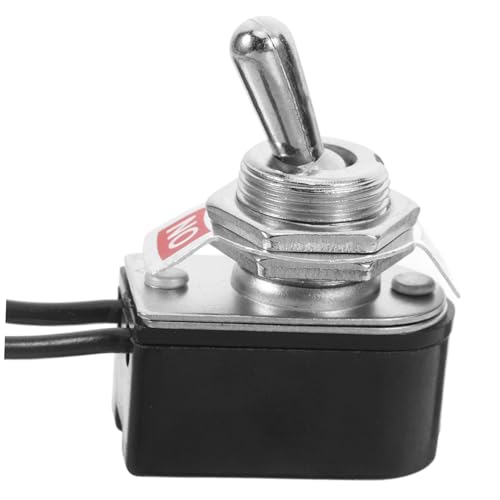 Toddmomy Interruptor de Palanca Cable Tamaño Compacto 2 Posiciones Instalación Fácil para Automóviles y Usos Compatible Sistemas Eléctricos de Coche y Barco