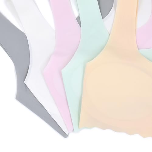 Soft Training Bras for Girls Seamless Wireless Bras for Teens3
