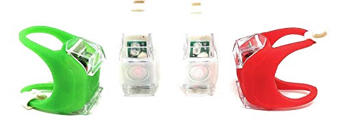 Green Blob Outdoors Navigation Boat Lights Sets Marine Kayak LED Portable Emergency Safety Waterproof dinghy WaveRunner JetSki(Green, Red, 2 White)