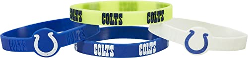 Aminco NFL Indianpolis Colts Silicone Bracelets, 4-Pack