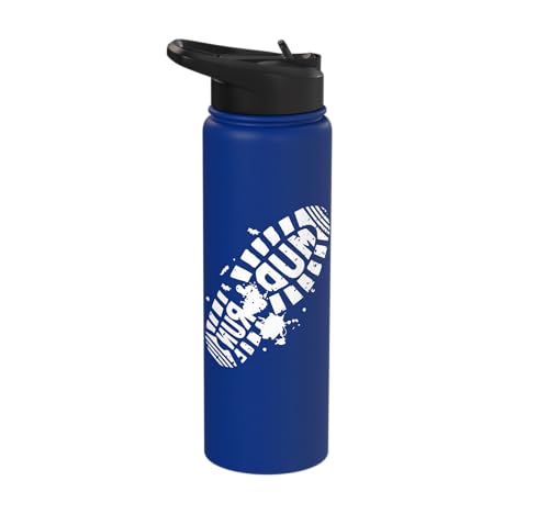 Mud Run Running Mudder Runner Shoes Stainless Steel Insulated Water Bottle image