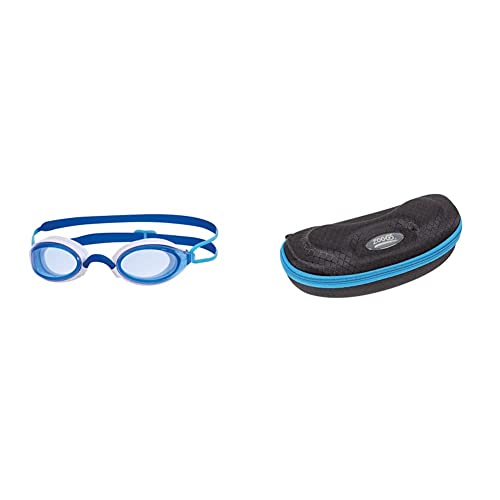 Zoggs Fusion Air, Unisex, Teinte/Bleu/Marine, Talla única & Estuche para Gafas, Adultos Unisex, Gris Azulado, una Talla
