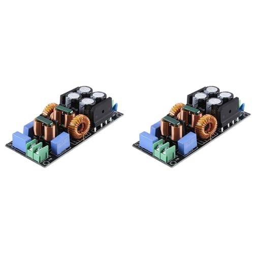 Feeuid 2X MóDulo de Placa de Filtro de Potencia Filtro PurificacióN de Red de CA Ruido de Audio HiFi 10A