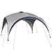 Produktbild Outsunny Garten Pavillon Gartenzelt Festzelt Partyzelt Sonnenschutz wetterfest Metallstange + Polyester Cremeweiß + Blau 4 x 4 x 2,5 m