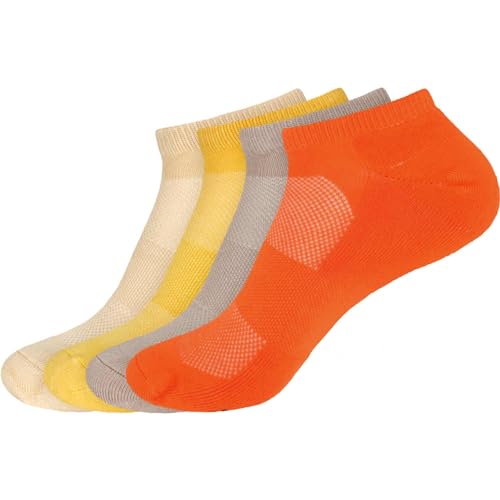 Chaussettes de sport en fibre de bambou lot de 4 paires colorées premium