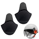 WUFKOP 2 abnehmbare Helm Ohrenschützer, universelle Ohrenwärmer für Fahrradhelm, winddichter Ohrenschutz für Pedelec, E-Bike und Winterradeln