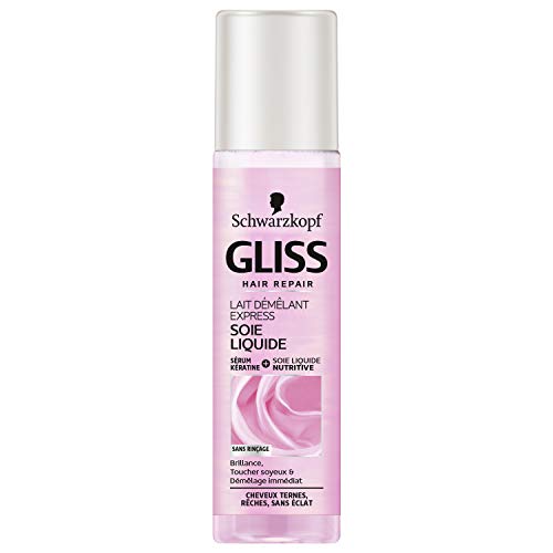 Schwarzkopf Gliss - Latte districante per capelli, seta liquida, capelli opachi e ricchi, 200 ml