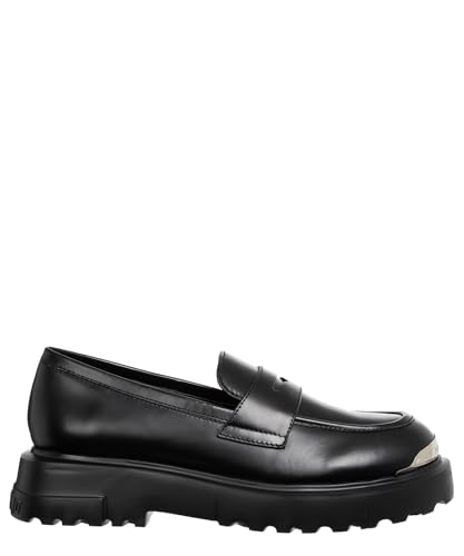 Love Moschino Mocasines para mujer, color negro, Negro, 6