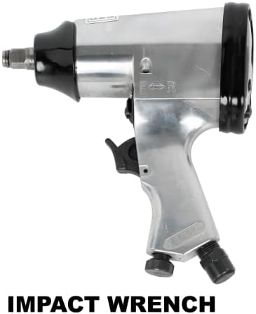 71 Piece Air Tool and Accessories Kit, Impact Wrench, Air Ratchet, Die Grinder, Aire Hammer, Hose Fittings, Storage Case
